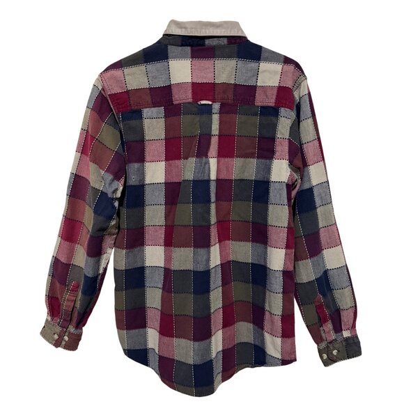 Bobbie Brooks Womens Fall Shirt Embroidered Leaves Long Sleeve Size XL/16-18 - Picture 5 of 12